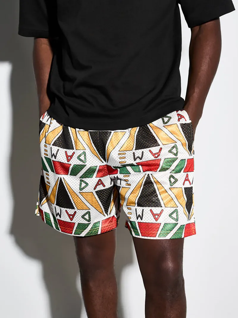 Creed 3 Dame Anderson Pattern Retro Shorts