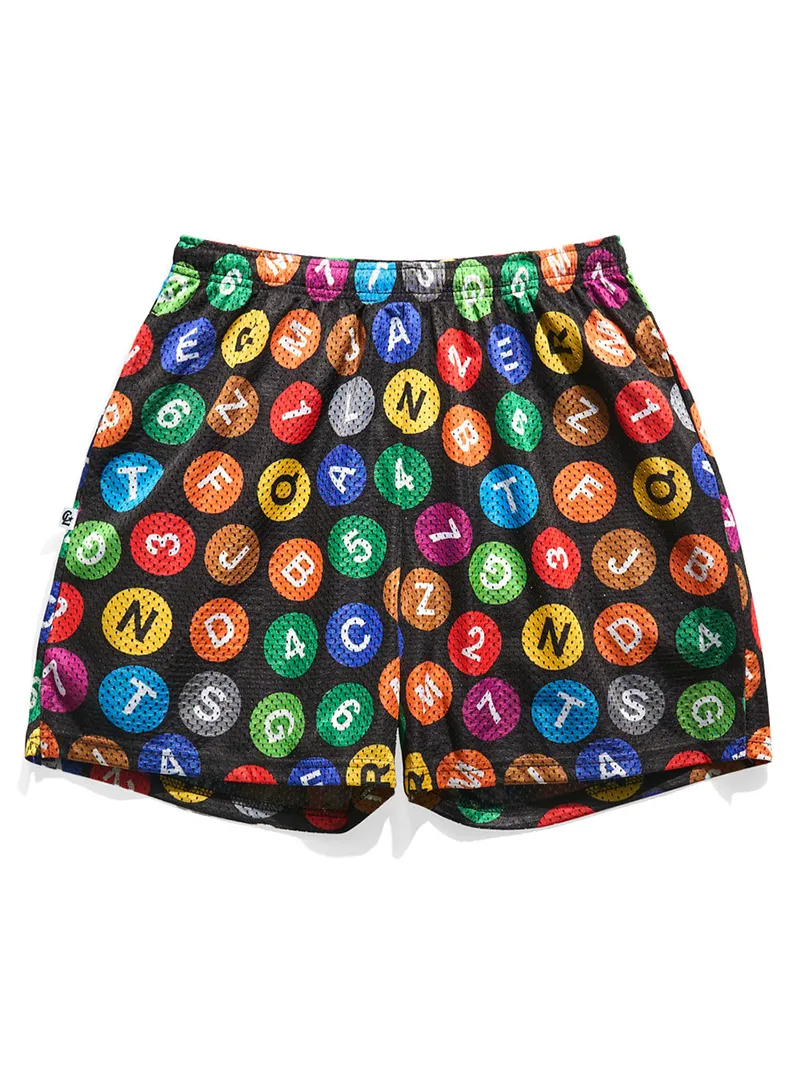 MTA Subway Lines Retro Shorts