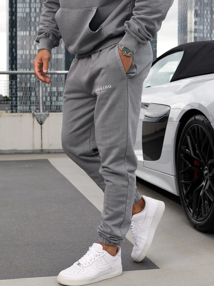 Men's Washed Gray King Tracksuit