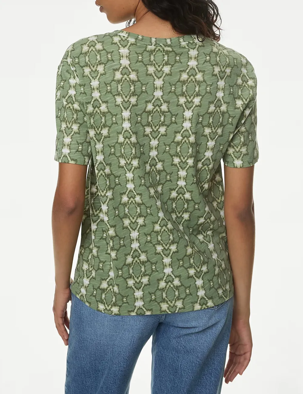 Cotton Modal Blend Printed T-Shirt