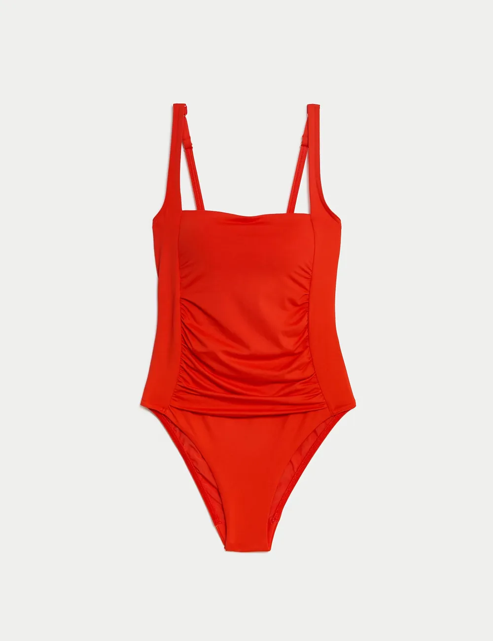 Tummy Control Padded Square Neck Swimsuit