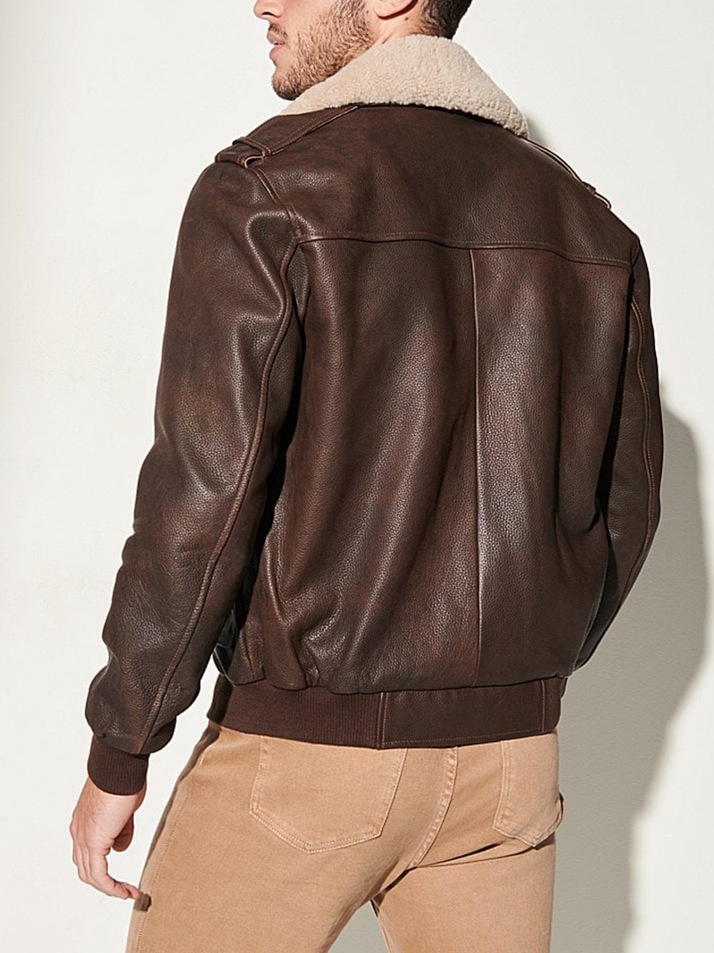 Leather A-2 Bomber Jacket