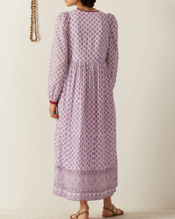 Winifred Lilac Bhutti Dress