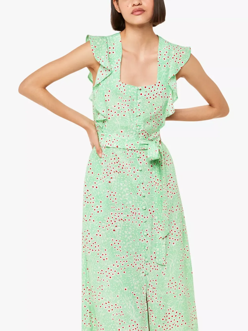 Sophie Daisy Meadow Print Midi Dress