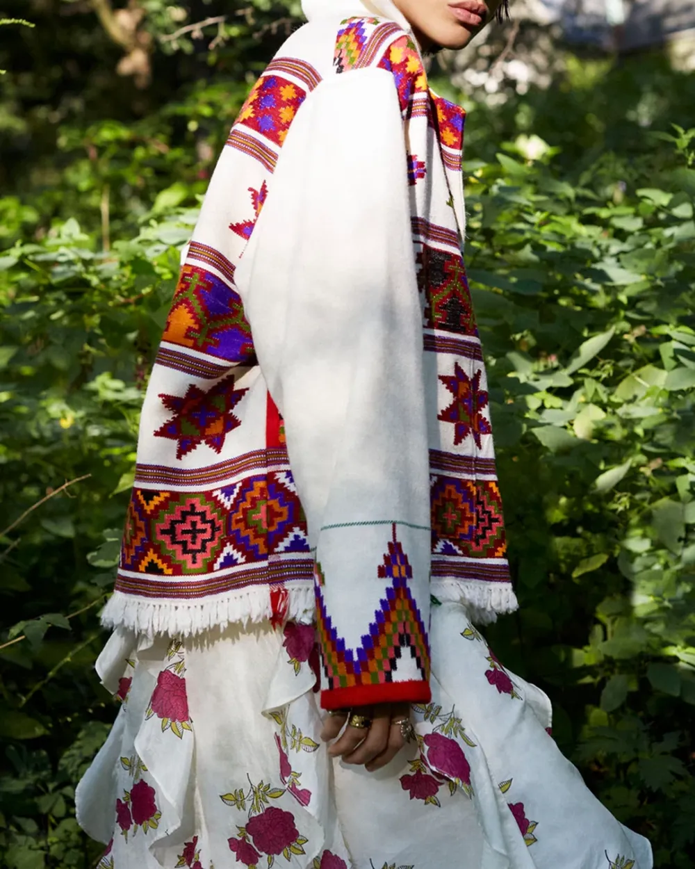 Western Tiger Eye Blanket Jacket