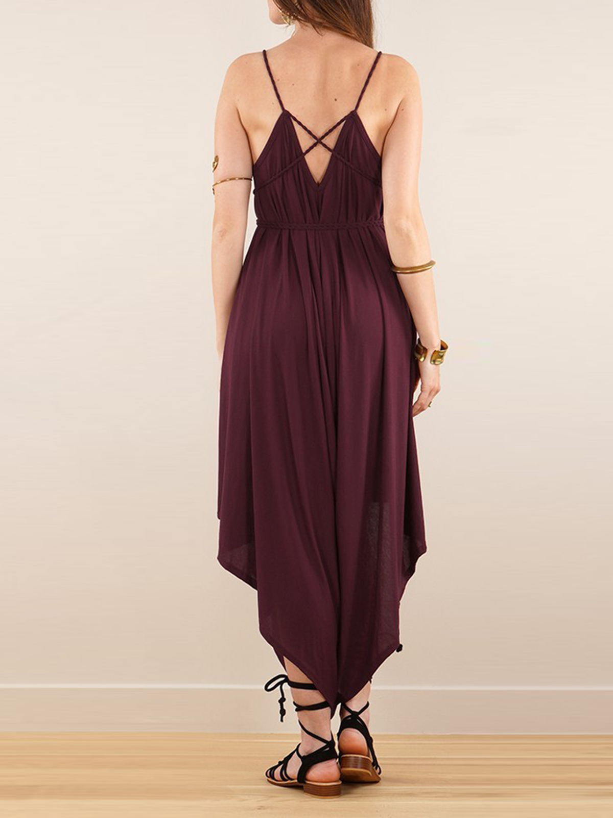 Loose And Reversible Strappy Jumpsuit