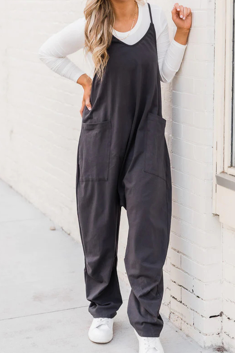 Day In The Life Charcoal Jumpsuit