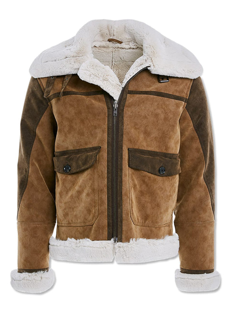 Men's Brown Bomber Jacket