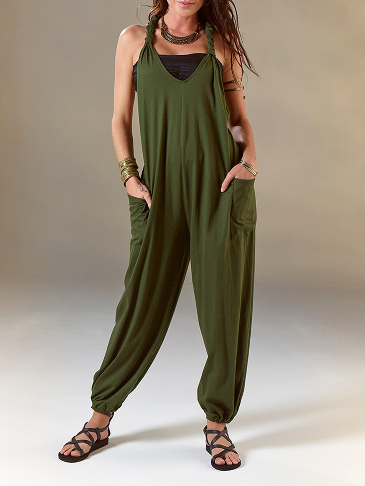 Harem Pant Overalls