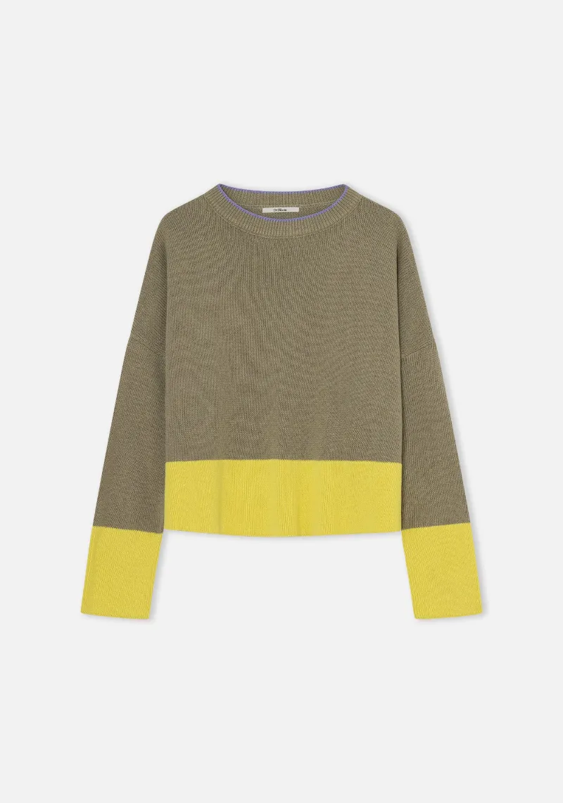 KHAKI CARAVAN SWEATER