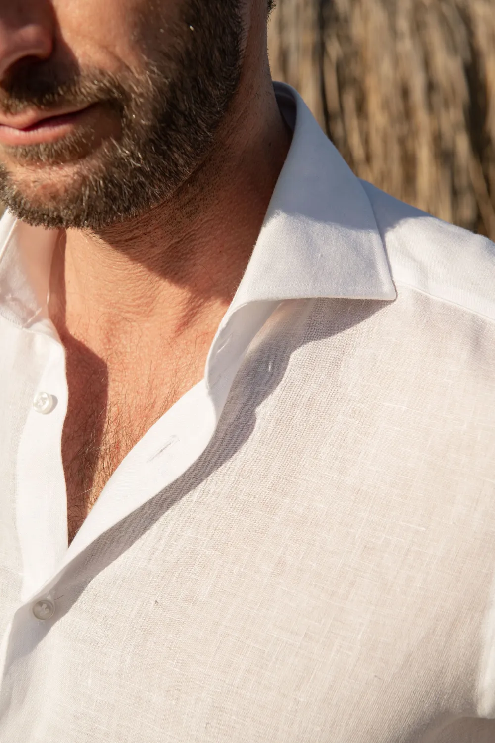 White Linen Shirt