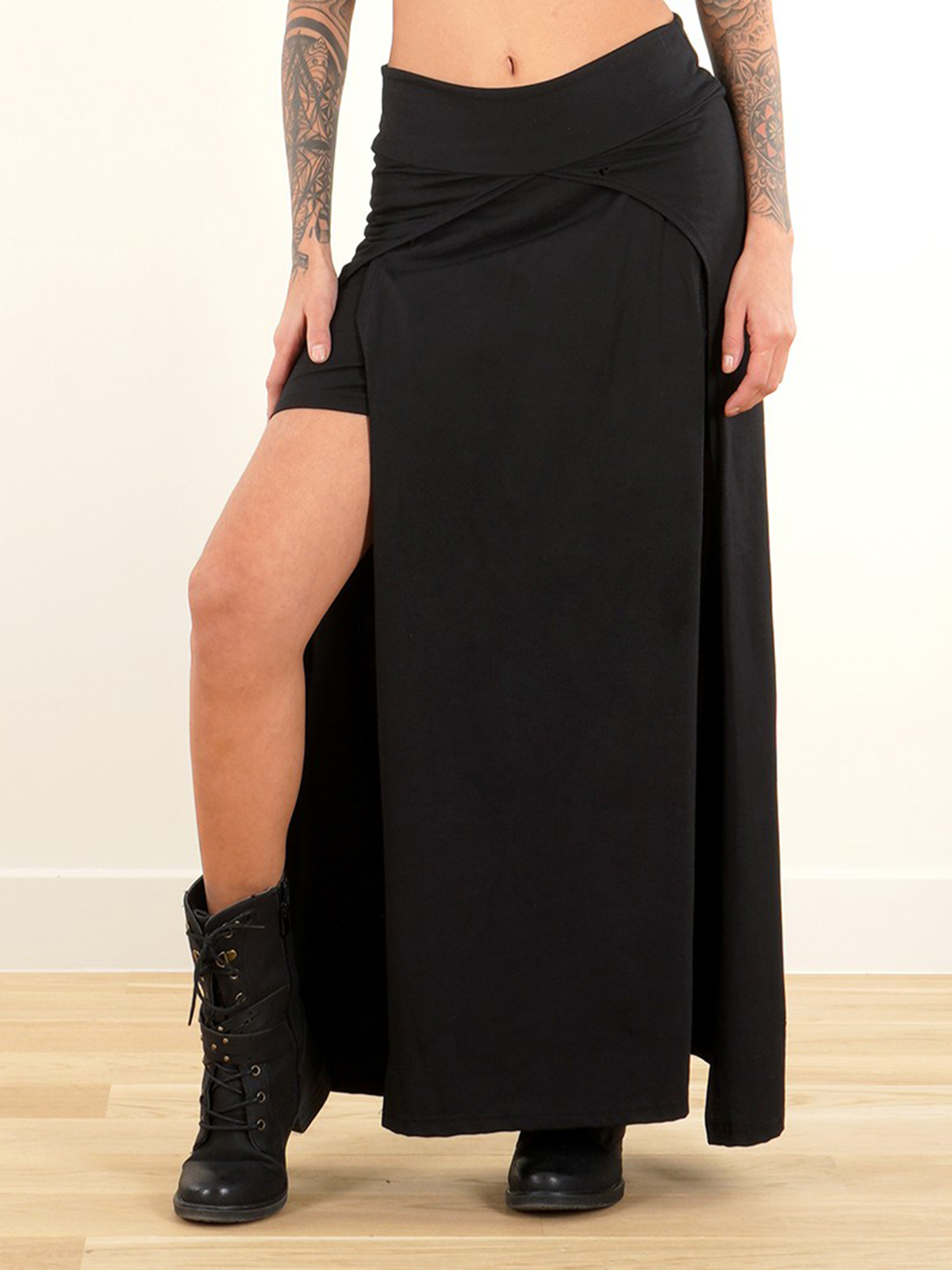 Split Long Skirt