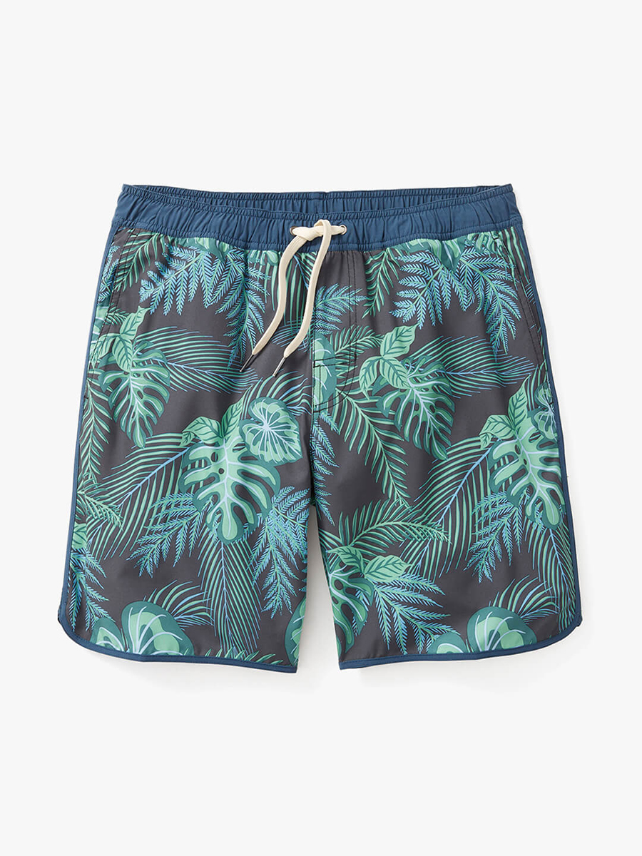 Men's Navy Evergreen Beach Shorts