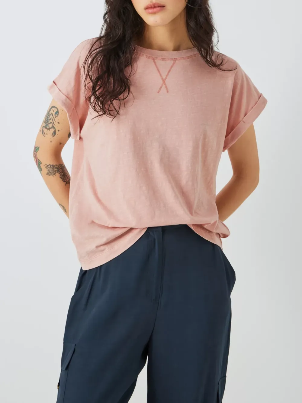 Garment Dyed Stitch Tank T-Shirt