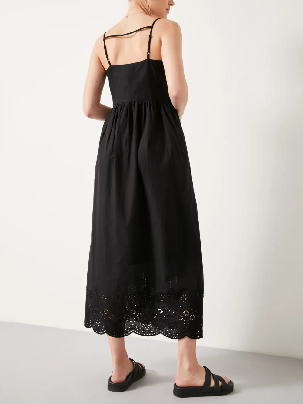 Neesha Broderie Midi Dress