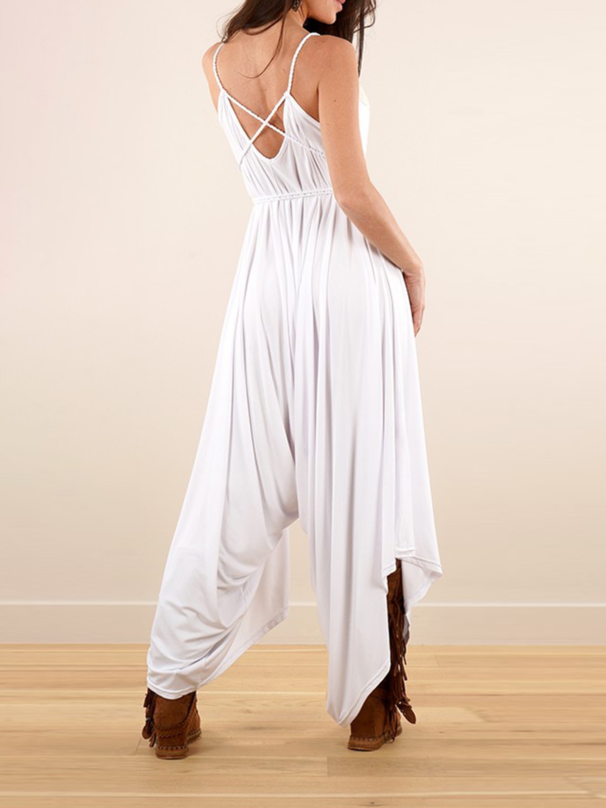 Loose And Reversible Strappy Jumpsuit