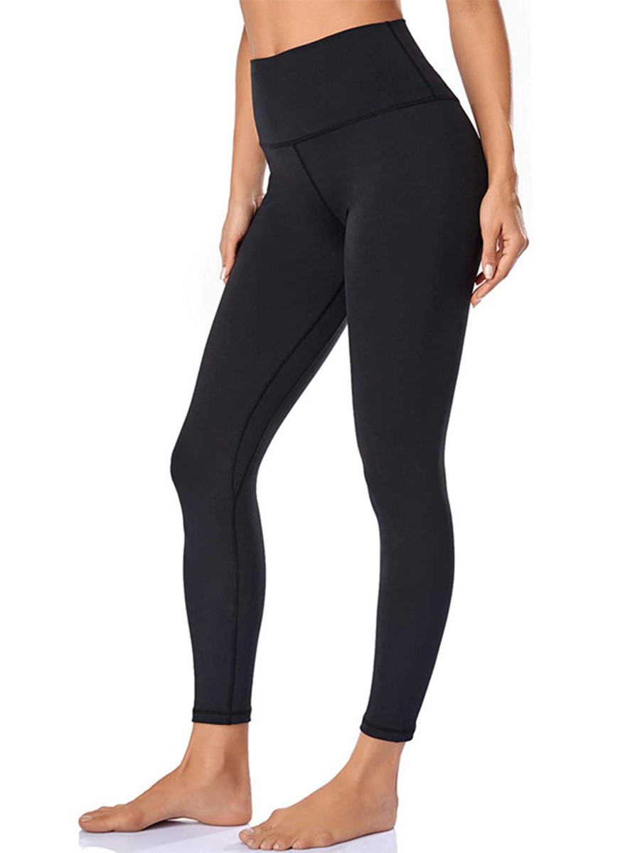 Women's Solid Color Yoga High Waist Hip Lift Pants