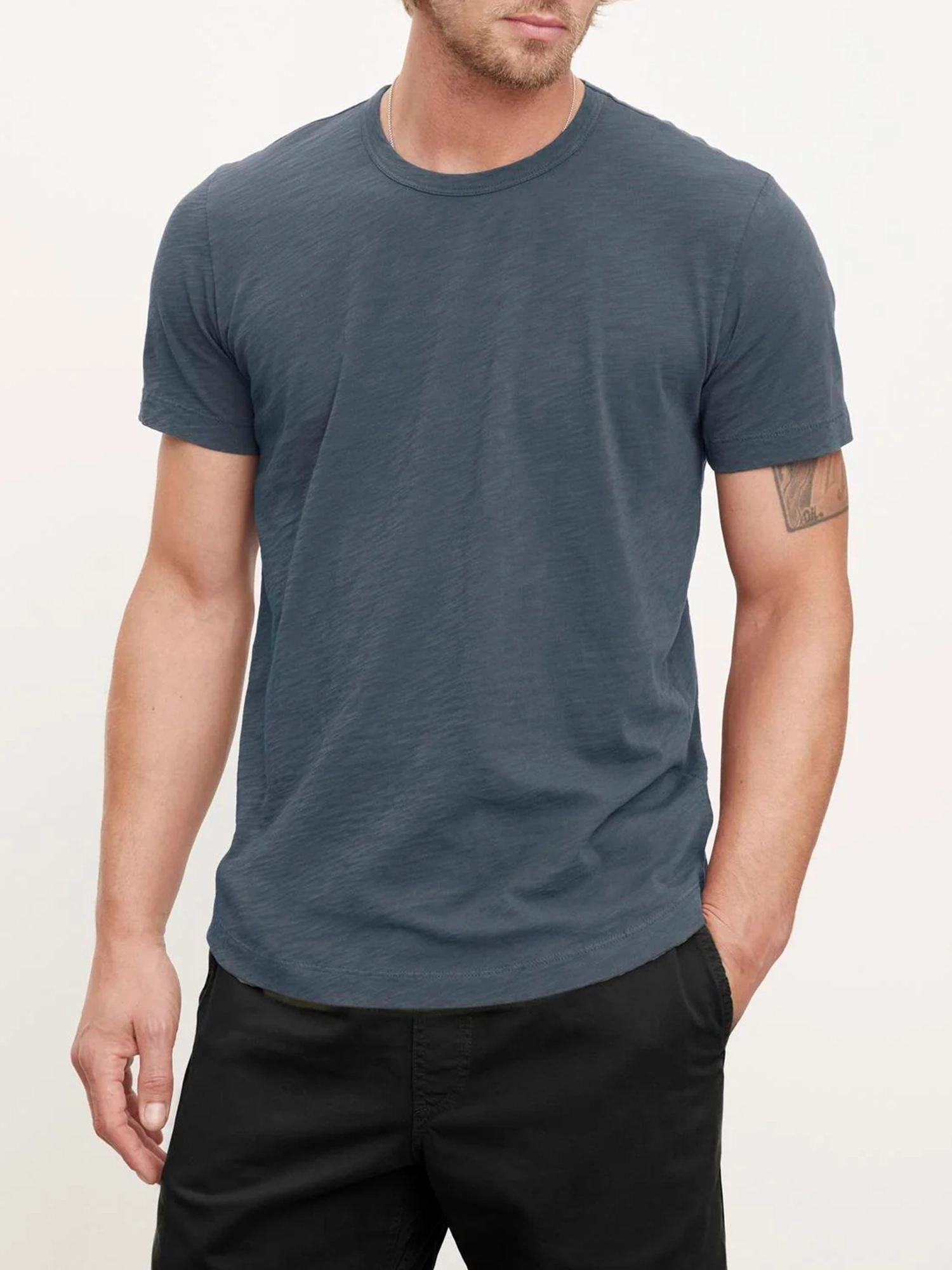 Men'S Low Saturation Colors Cotton T-Shirt