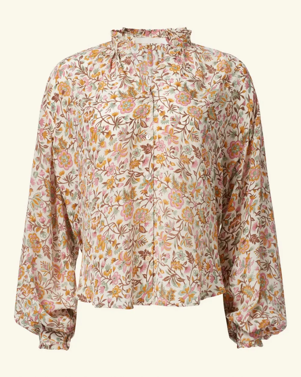 Poet Garden Party Silk Blouse