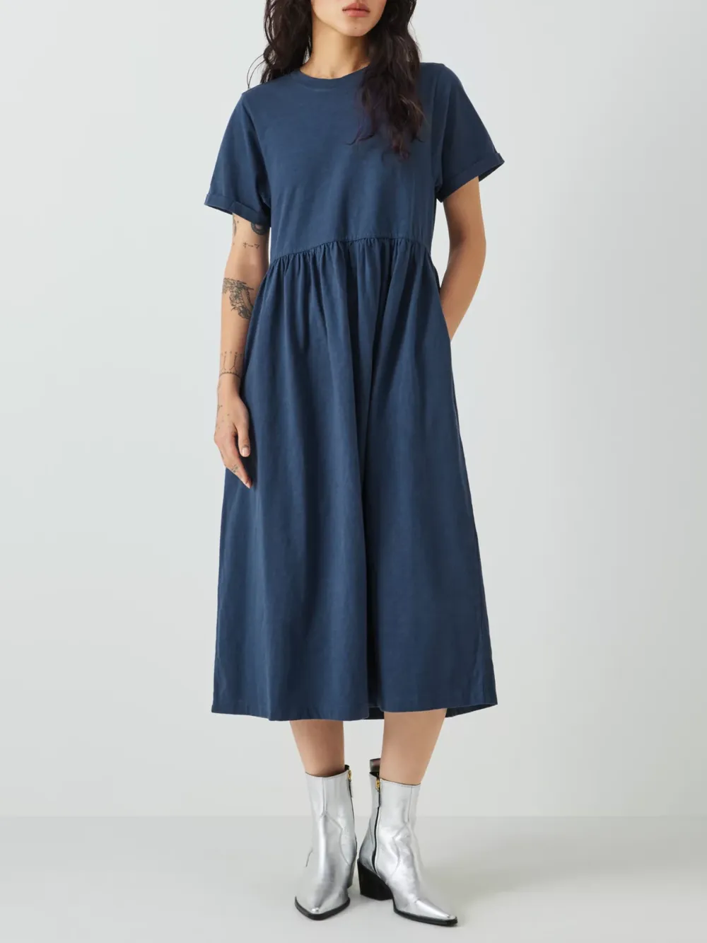 Anna Jersey Smock Dress