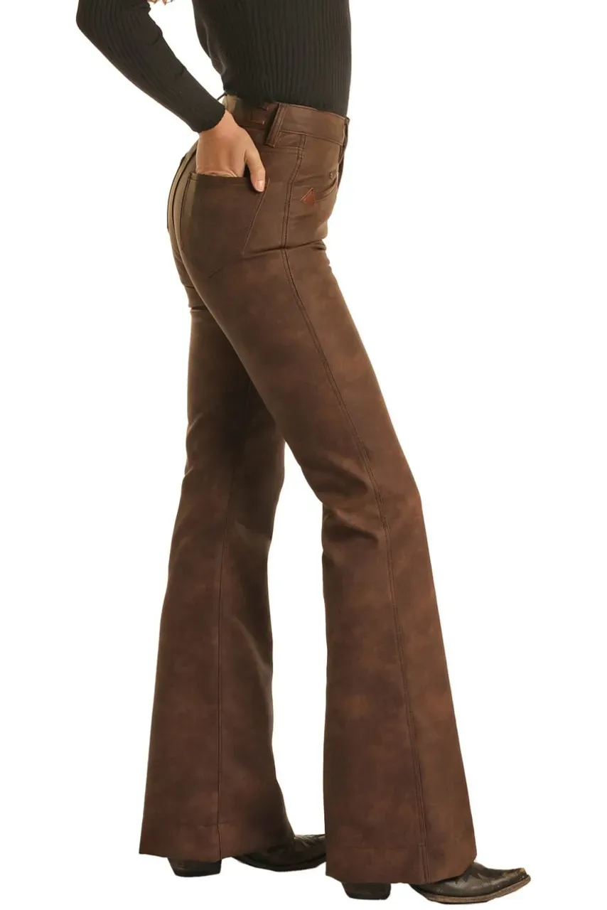 Brown retro  High Rise Trouser Jeans