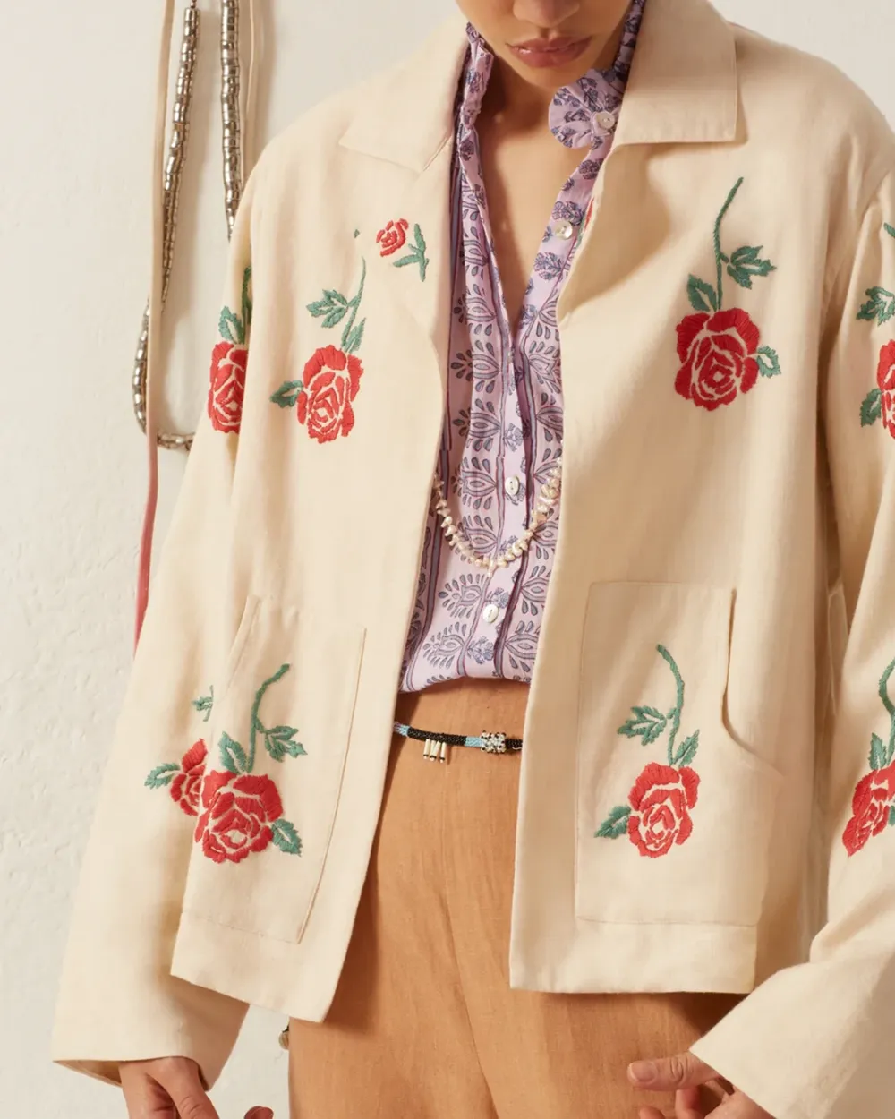 Western Blush Rose Jacket