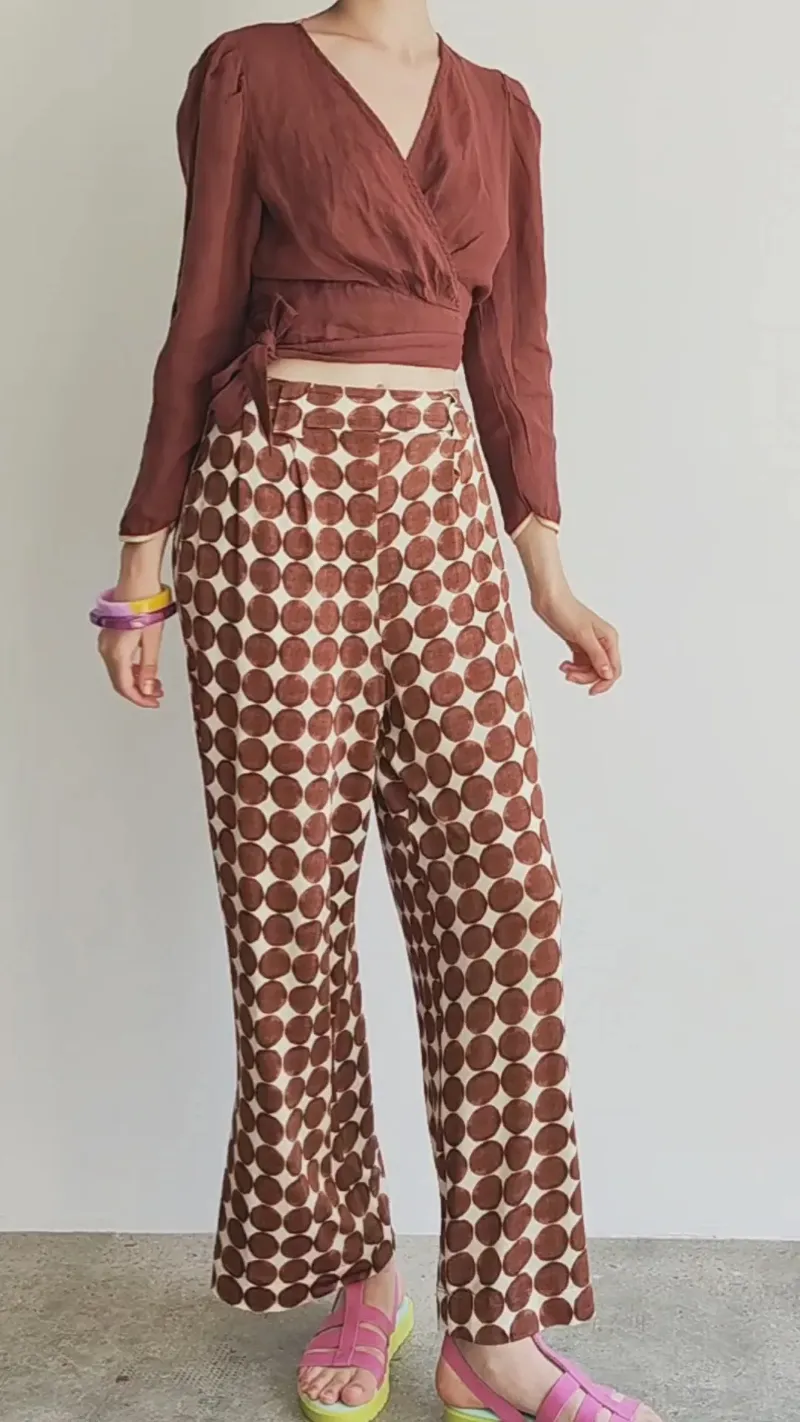 SUNSET BROWN PANTS