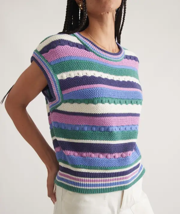 Rory Crochet Sweater Vest