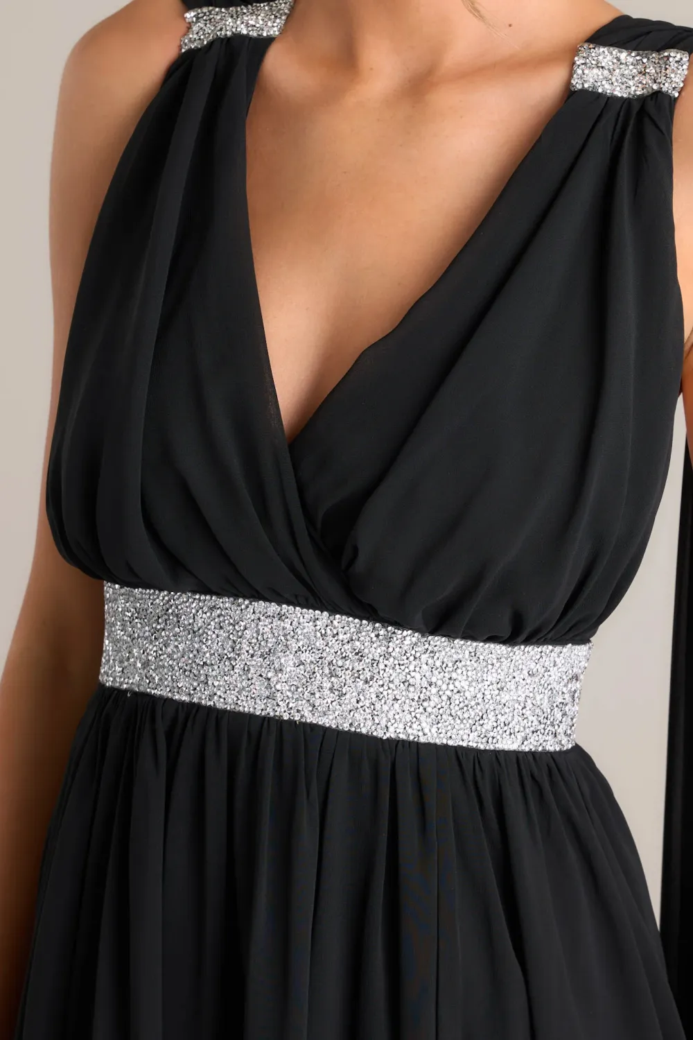 EVERYONE'S DESIRE BLACK MAXI DRESS