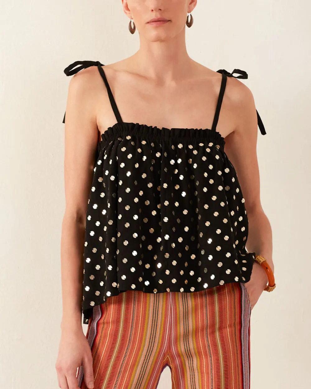 Lila Night Sky Coin Top