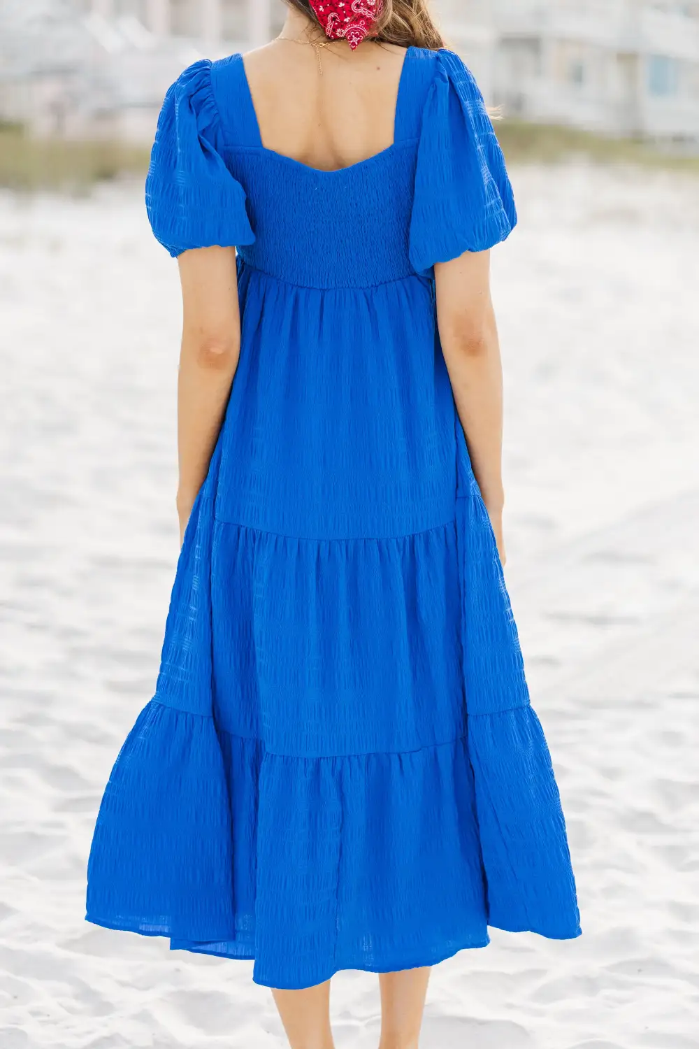 Think About It Blue Midi Dress