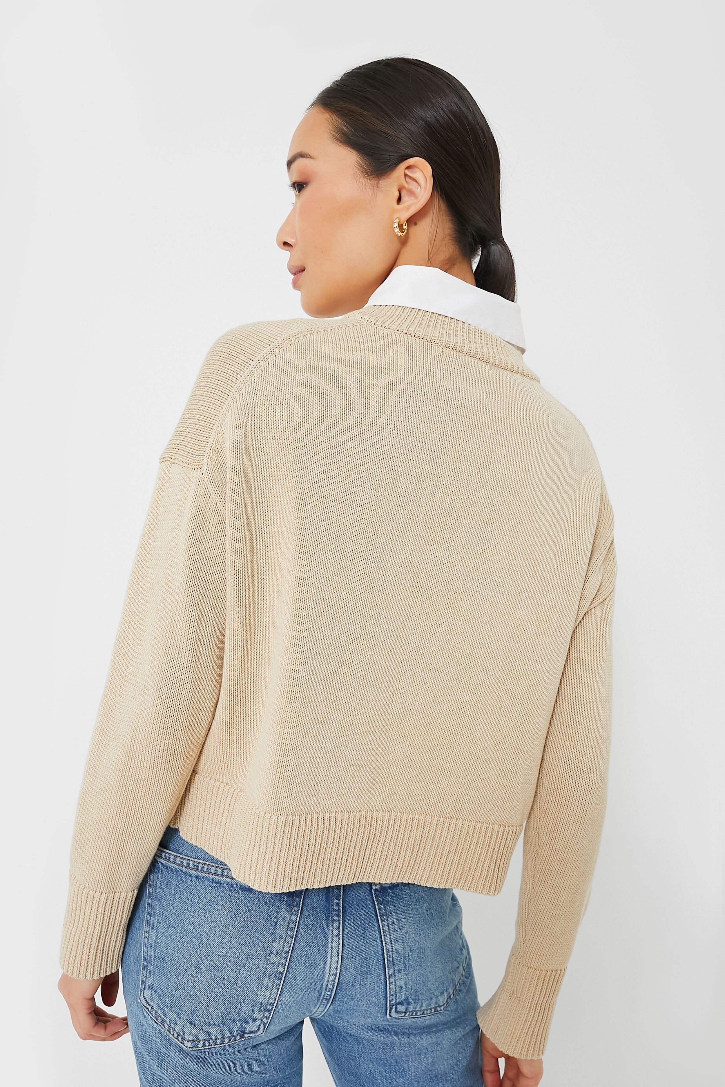 Beachwood Cropped Americana Sweater