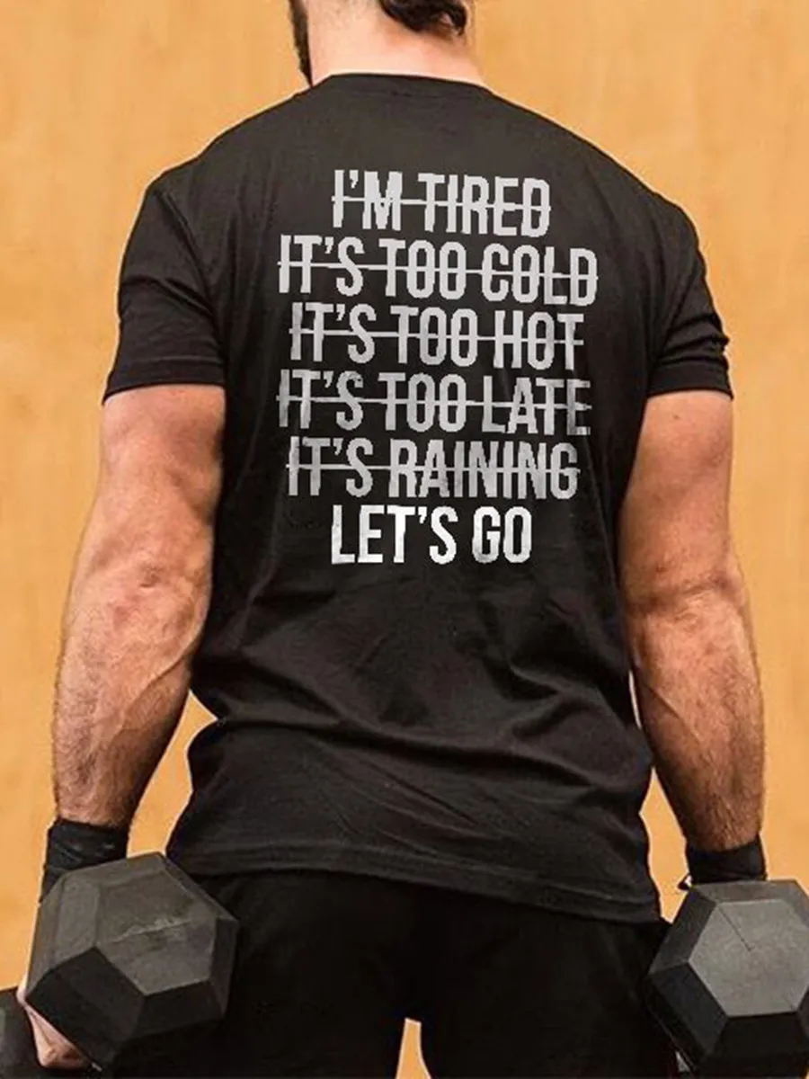 LET'S GO Printed T-shirt