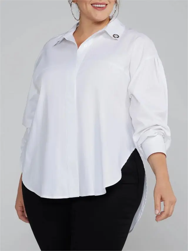 Hi-Lo Button-Down Shirt